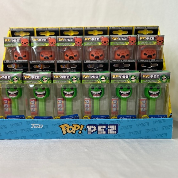 Funko Pop Pez Walmart 2019 Exclusive Stay Puft & Glow in the Dark Slimer… - Picture 2 of 13